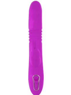 Vibrator mit Stoßfunktion Thrusting Rabbit in pink