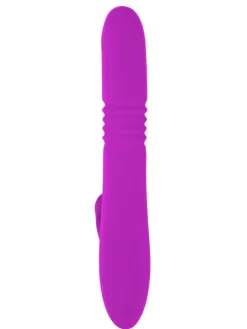 Vibrator mit Stoßfunktion Thrusting Rabbit in pink