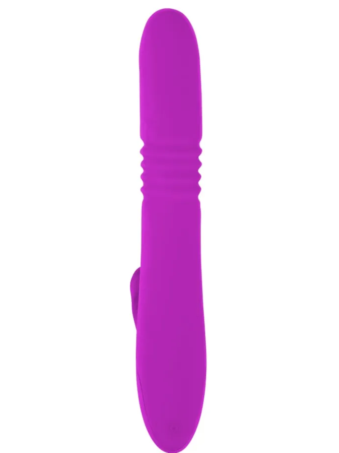 Vibrator mit Stoßfunktion Thrusting Rabbit in pink