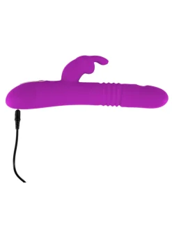 Vibrator mit Stoßfunktion Thrusting Rabbit in pink