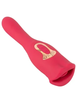 Vibrator "Moving Lip" in Rot - (L)22,2 cm