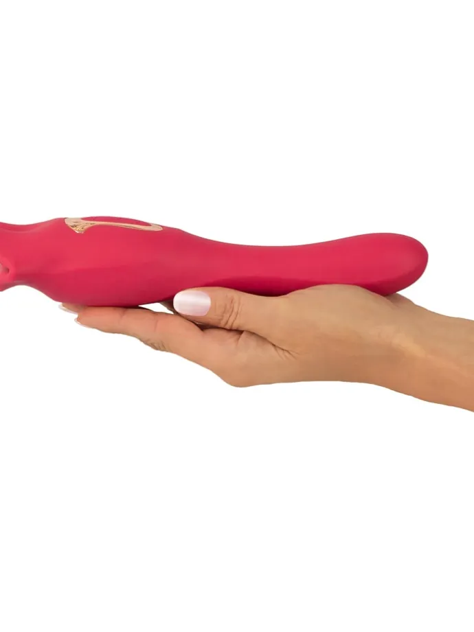 Vibrator "Moving Lip" in Rot - (L)22,2 cm