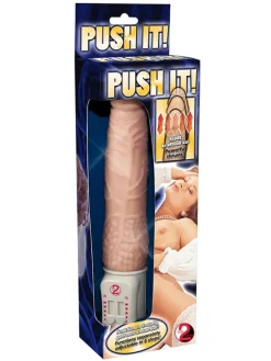 Vibrator "Push it!" in Nude - (L)19 cm