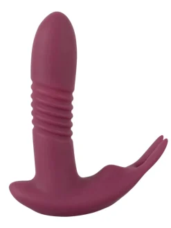 Vibrator RC Hands-free 3 Function Vibrator in rot