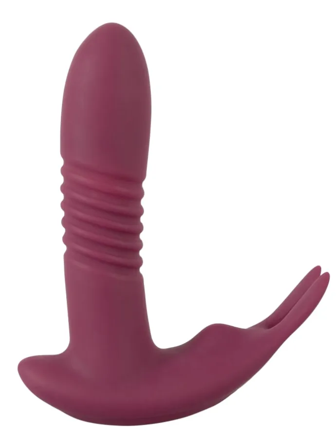 Vibrator RC Hands-free 3 Function Vibrator in rot