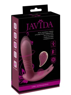 Vibrator RC Hands-free 3 Function Vibrator in rot