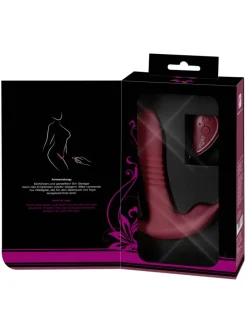 Vibrator RC Hands-free 3 Function Vibrator in rot