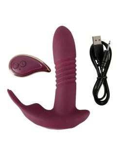 Vibrator RC Hands-free 3 Function Vibrator in rot
