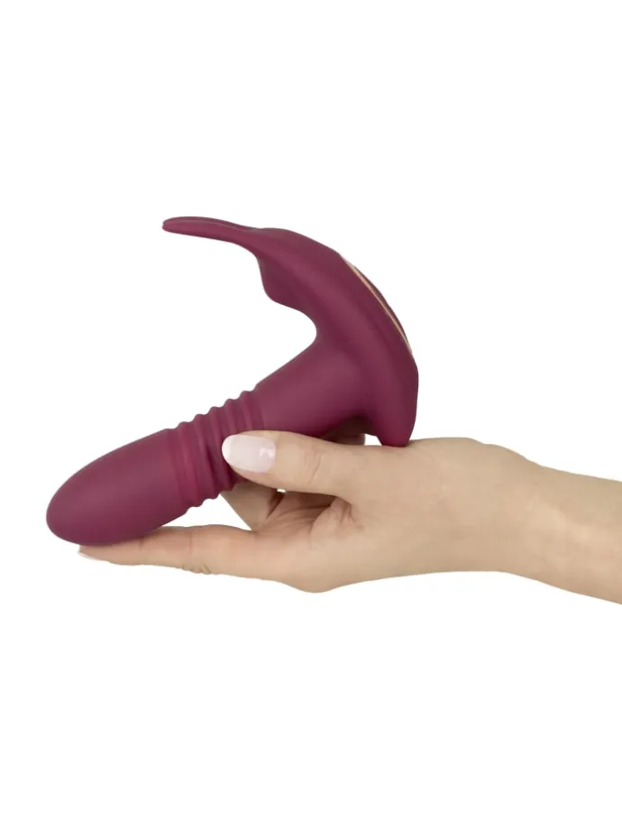 Vibrator RC Hands-free 3 Function Vibrator in rot