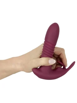 Vibrator RC Hands-free 3 Function Vibrator in rot