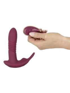 Vibrator RC Hands-free 3 Function Vibrator in rot