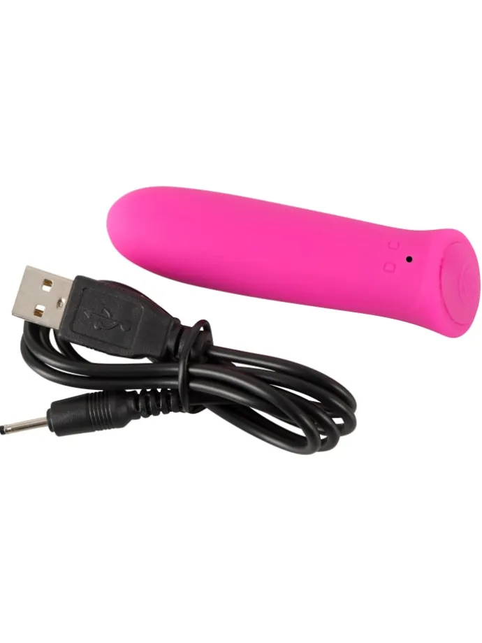 Vibrator Rechargeable Power Bullet in pink