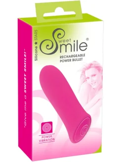 Vibrator Rechargeable Power Bullet in pink