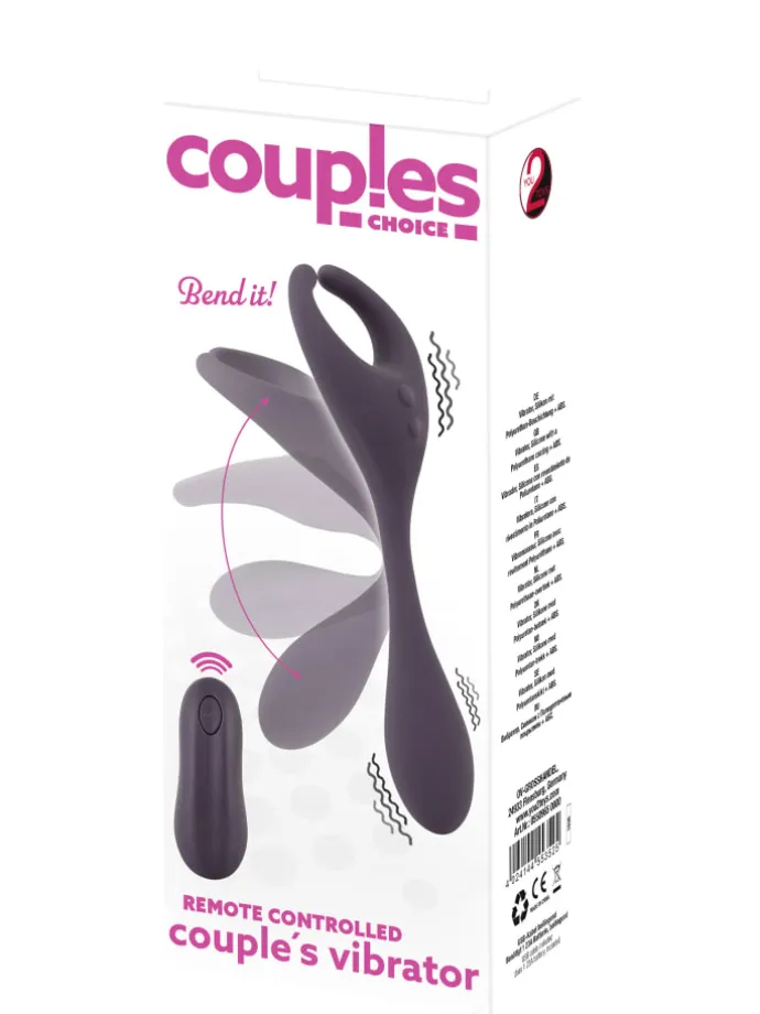 Vibrator Remote Controlled Couple's Vibrator in lila