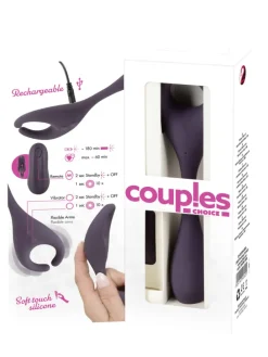 Vibrator Remote Controlled Couple's Vibrator in lila