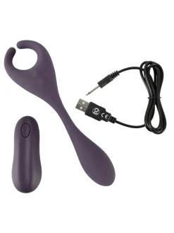 Vibrator Remote Controlled Couple's Vibrator in lila