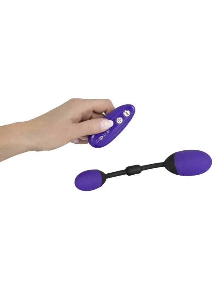 vibrierende Liebeskugel Pussy & Ass Balls in lila