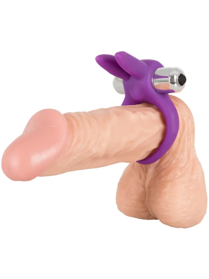 vibrierender Penisring Cock Ring Rabbit in lila