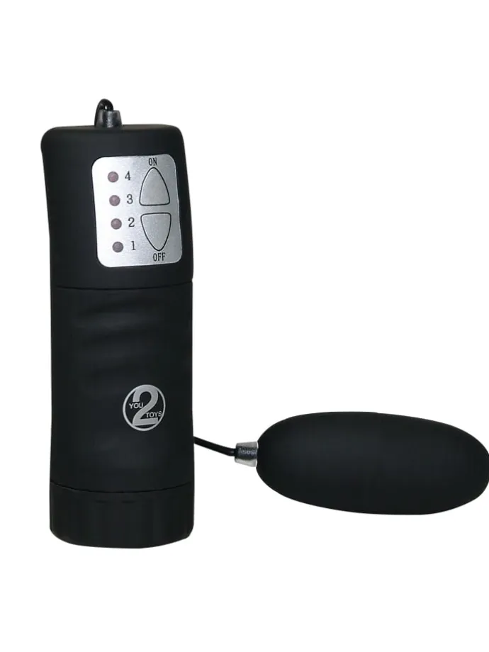 Vibro-Ei Velvet Black Bullet in schwarz