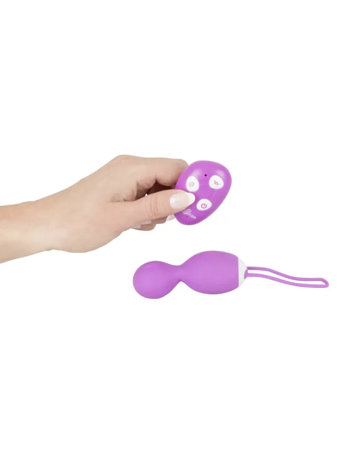 Vibrokugeln RC Rotating Love Ball in lila