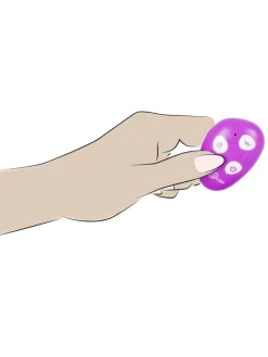 Vibrokugeln RC Rotating Love Ball in lila