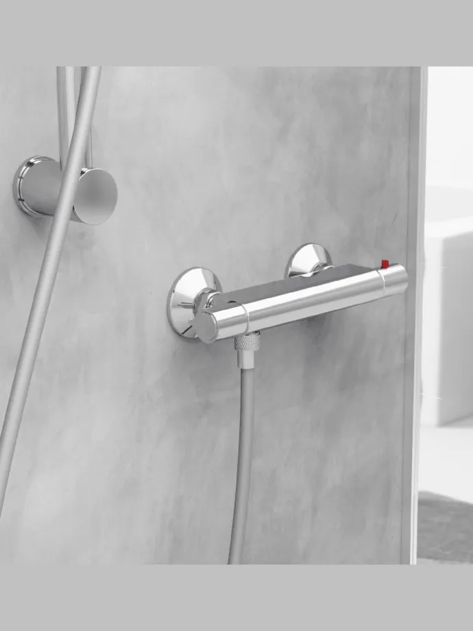 VICO Thermostat Duscharmatur, Chrom