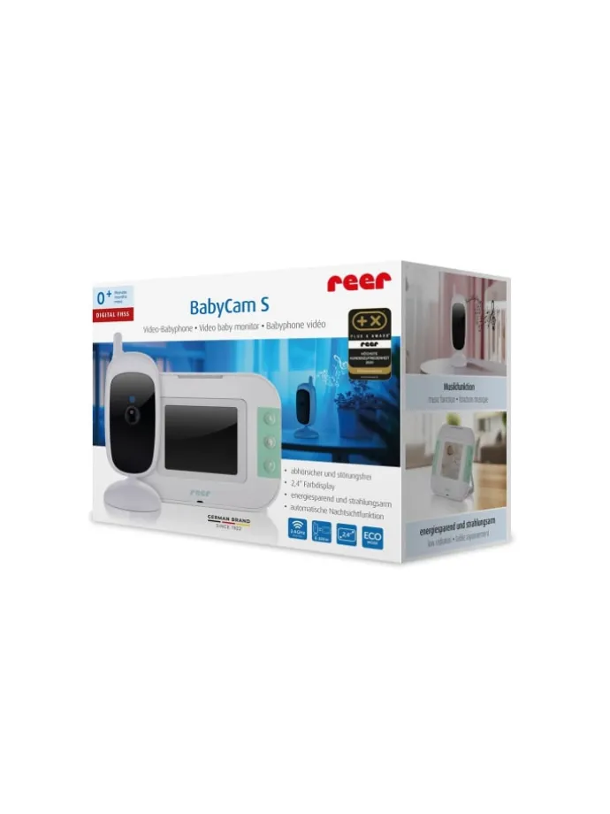 Video Babyphone 2,4" BabyCam S in Weiß ab 0 Monate