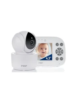 Video Babyphone 4.3" BabyCam XL Move in Weiß ab 0 Monate