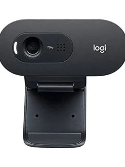 Vielseitige Büro-Webcam mit 720p Auflösung und Rauschunterdrückung in Schwarz