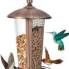 Vogelfutterhaus 2in1 in Bronze
