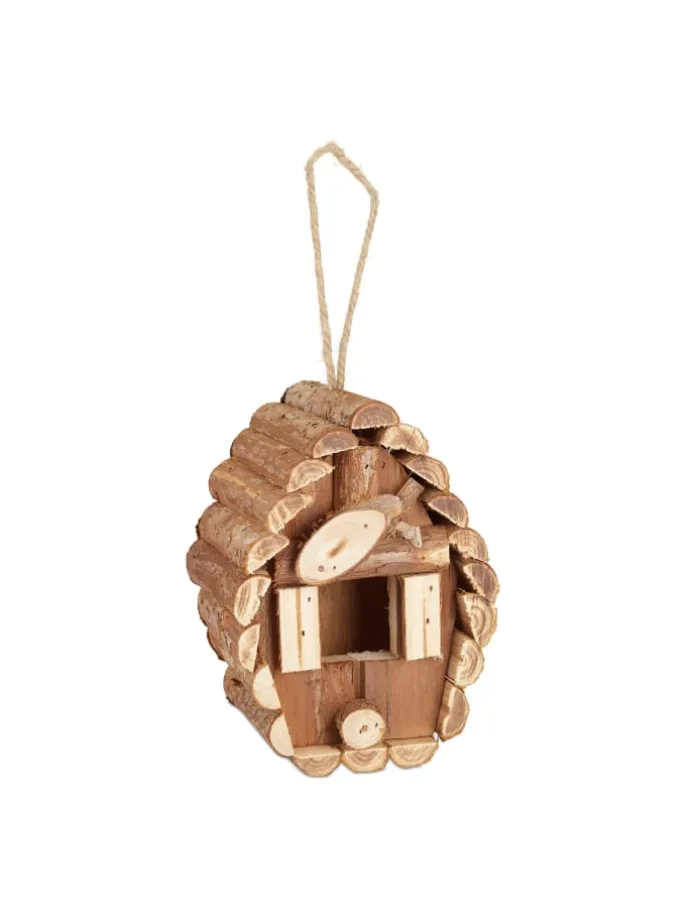 Vogelhaus in Natur - (B)11x (H)24,5 x (T)8 cm