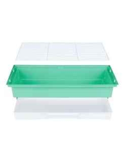 Vogelkäfig in Grün - (B)46,5 x (H)56,5 x (T)35,5 cm
