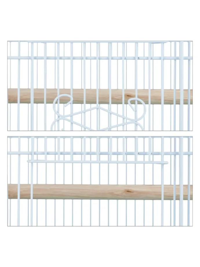 Vogelkäfig in Grün - (B)46,5 x (H)56,5 x (T)35,5 cm