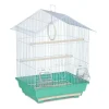 Vogelkäfig in Hellblau/Mintgrün - (B)39,5 x (H)49 x (T)32 cm