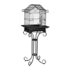Vogelkäfig in Schwarz - (B)55 x (H)146,5 x (T)50 cm