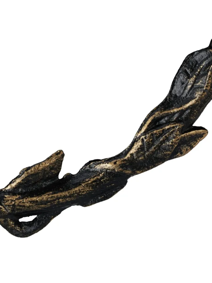 Vogeltränke Blüte in Bronze