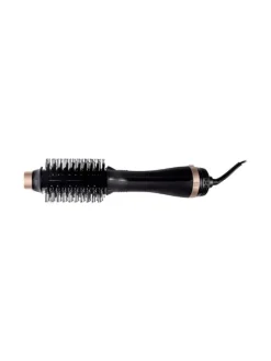 Volumen Pro Ultra: Warmluftbürste für voluminöses Styling in Schwarz