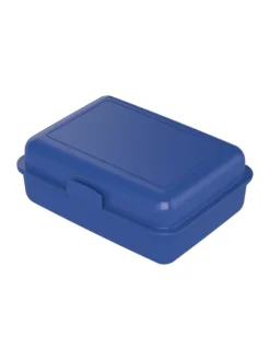 Vorratsdose "School-Box" groß in standard-blau PP - mit Trennschale