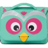 Vorschultasche "Eule" in Türkis - (B)31,5 x (H)23,5 x (T)7 cm