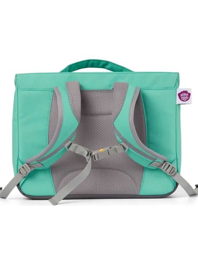 Vorschultasche "Eule" in Türkis - (B)31,5 x (H)23,5 x (T)7 cm