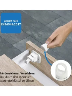 Vorteilspack Magnetschloss in Weiß ab 3 Jahre