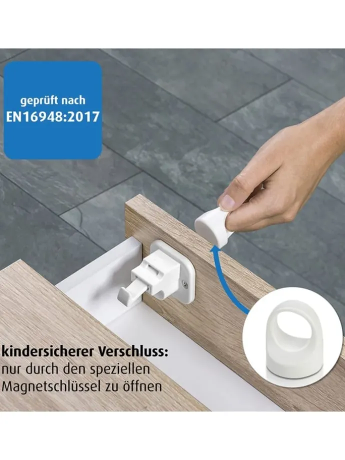 Vorteilspack Magnetschloss in Weiß ab 3 Jahre