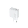 45W Schnell-Ladegerät PD QC 1x USB-C 1x USB weiß