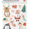 Wabenballsticker "Christmas" in Bunt