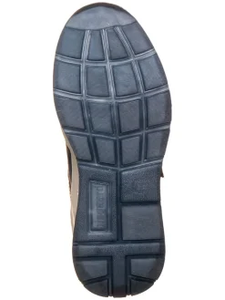 Wanderschuhe in Hellbraun/ Blau