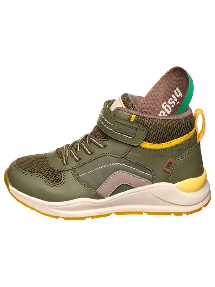 Wanderschuhe in Khaki/ Gelb