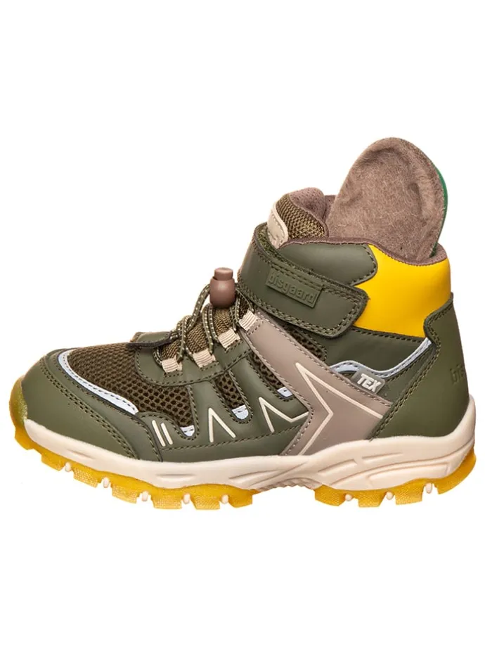Wanderschuhe in Khaki/ Gelb