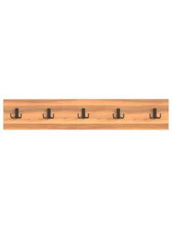 Wandgarderobe in Hellbraun - (B)80 cm - (H)17 cm - (T)1,8 cm