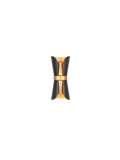 Wandleuchte COAT in Schwarz-Gold
