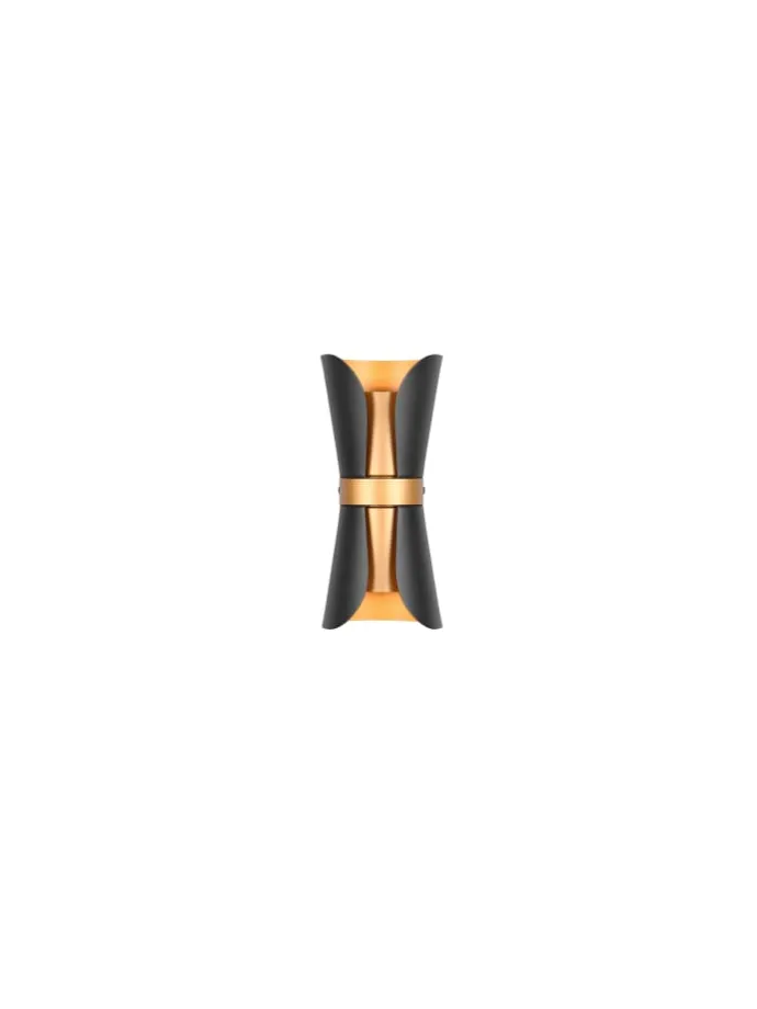 Wandleuchte COAT in Schwarz-Gold